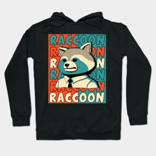 Comic Boss Raccoon Hoodie